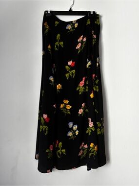 Reformation Zoe Midi Skirt Night Bloom NWT SZ 10